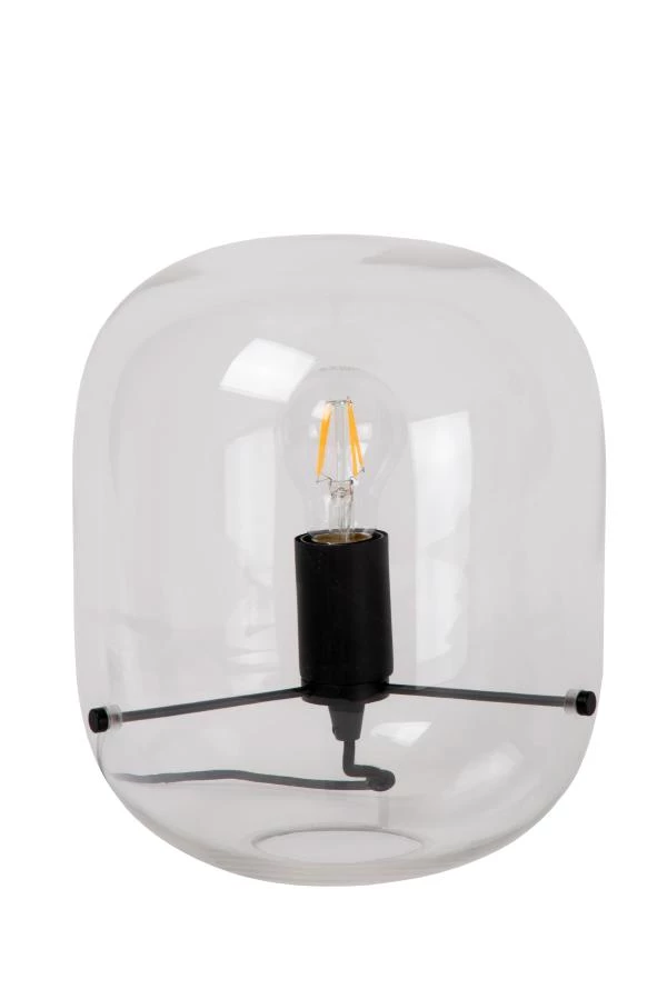 Lucide VITRO - Lampe de table - 1xE27 - Transparent - UIT